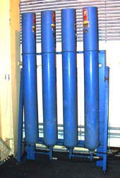 Four, 15-gallon accumulators
