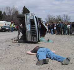 Youth thrown from vehicle dies of injuries