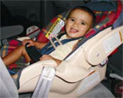 Child in car seat