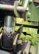 Iron bracket pierced farmer's skull
