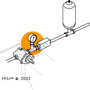 Pressure-sensing device location #1